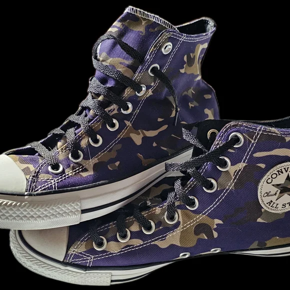 Camouflage High-Top Sneakers - Picture 7 of 11